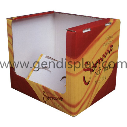 Cardboard Snacks PDQ Counter Display Box (GEN-PDQ004)