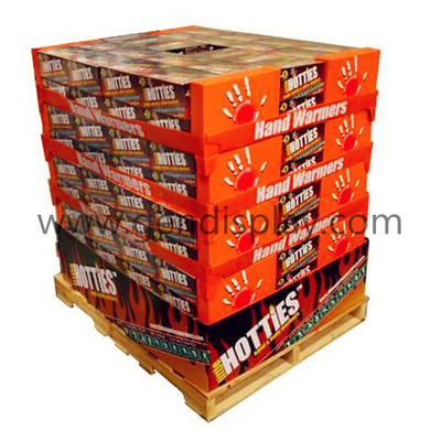 Cardboard Pallet Display Stand For Hand Warmers(GEN-PD026)