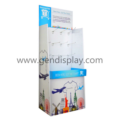 Cardboard Clothes Hooks Display With Full Color Printing(GEN-HD024)