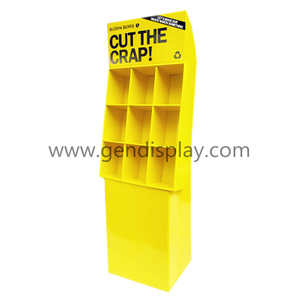 Custom Cardboard Compartments Pop Capa Display Stand(GEN-CP158)