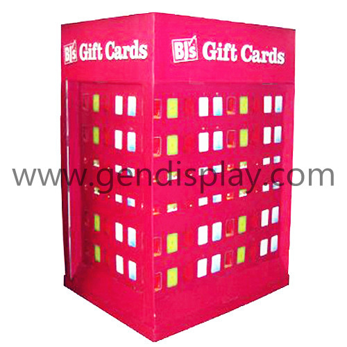 Cardboard Pallet Display Stand For Gift Cards (GEN-PD021)