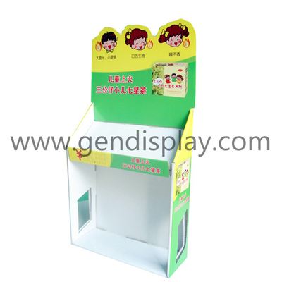 Custom Cardboard Countertop Display Stand For Medicine Promotion(GEN-CD018)