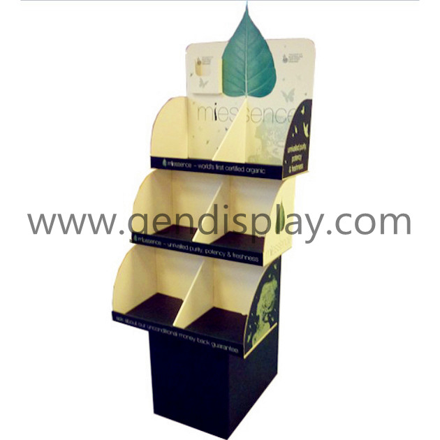 Cardboard Floor Display,Custom Tea Floor Display Stand(GEN-FD225)
